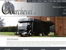 Tablet Screenshot of courchevelhorseboxes.com